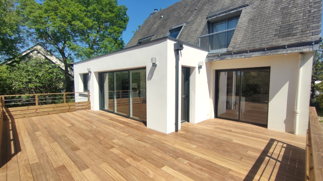 Brisset, terrasse bois, Orée d'Anjou, Oudon, Ancenis, Vallet