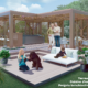 Brisset, terrasse bois, pergola bois, pergola bioclimatique, cuisine d'extérieur, Orée d'Anjou, Ancenis, Oudon, Vallet